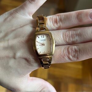 Fossil Analogue Gold Small Watch